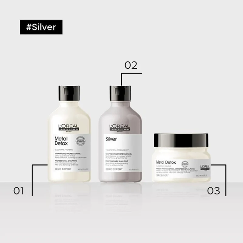Shampoing neutralisant et raviveur d'éclat "Silver"