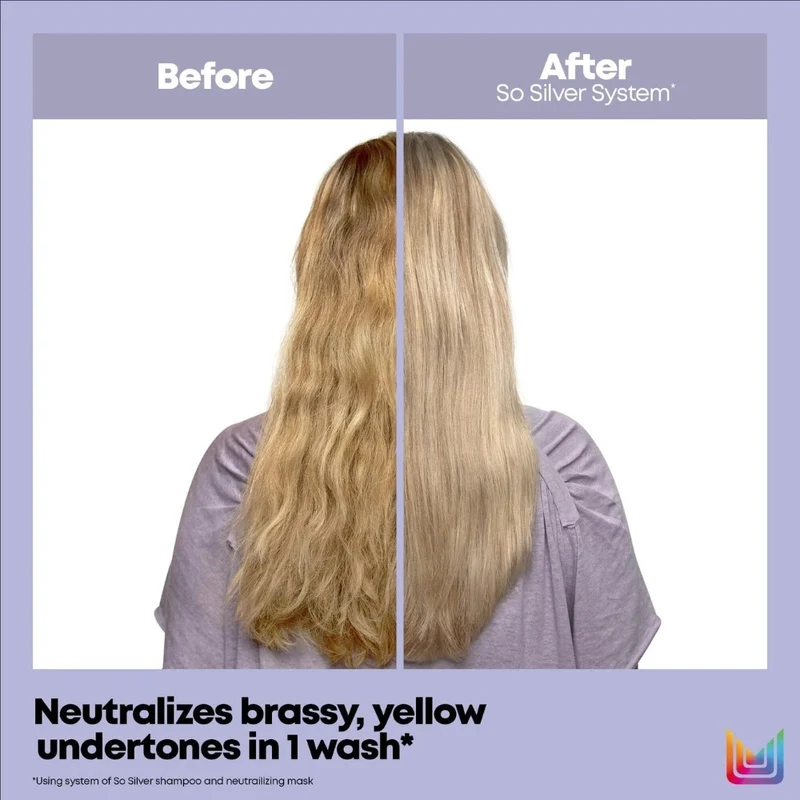 Shampoing neutralisant de tons dorés "So Silver"