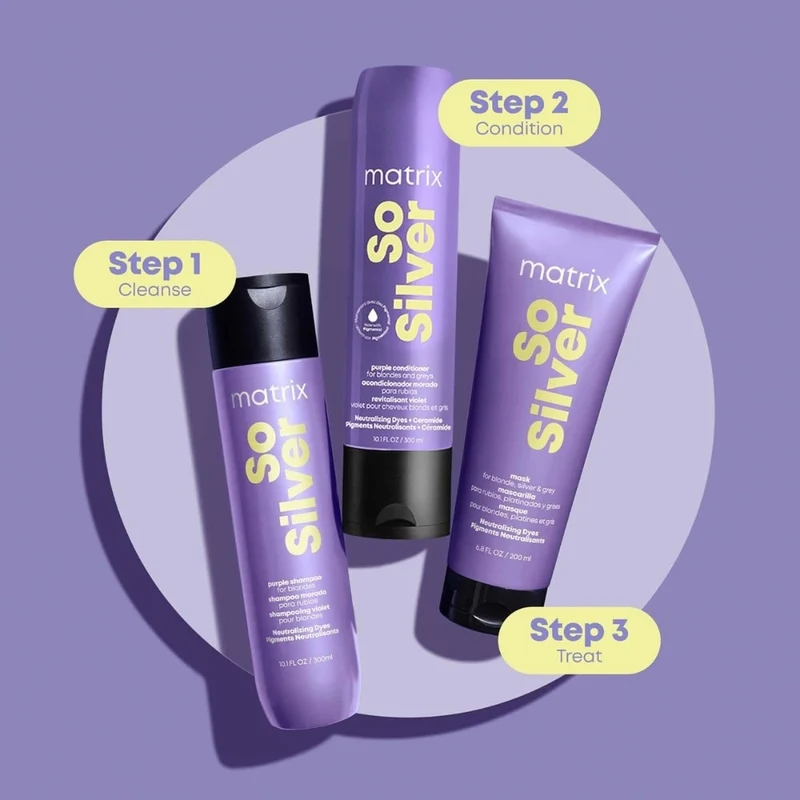 Shampoing neutralisant de tons dorés "So Silver"