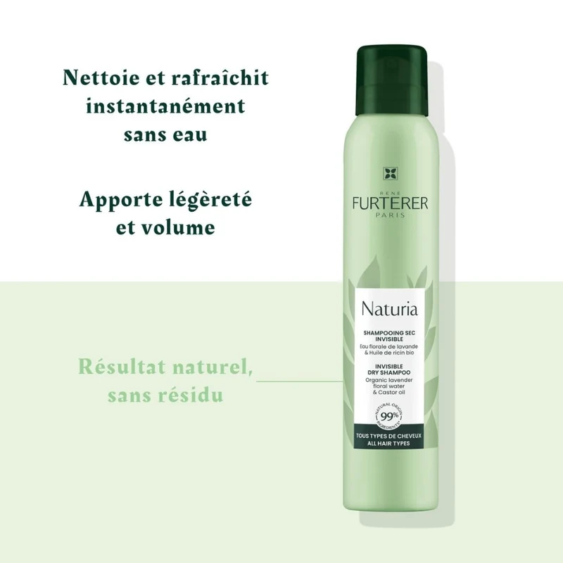 Shampoing sec invisible "Naturia"