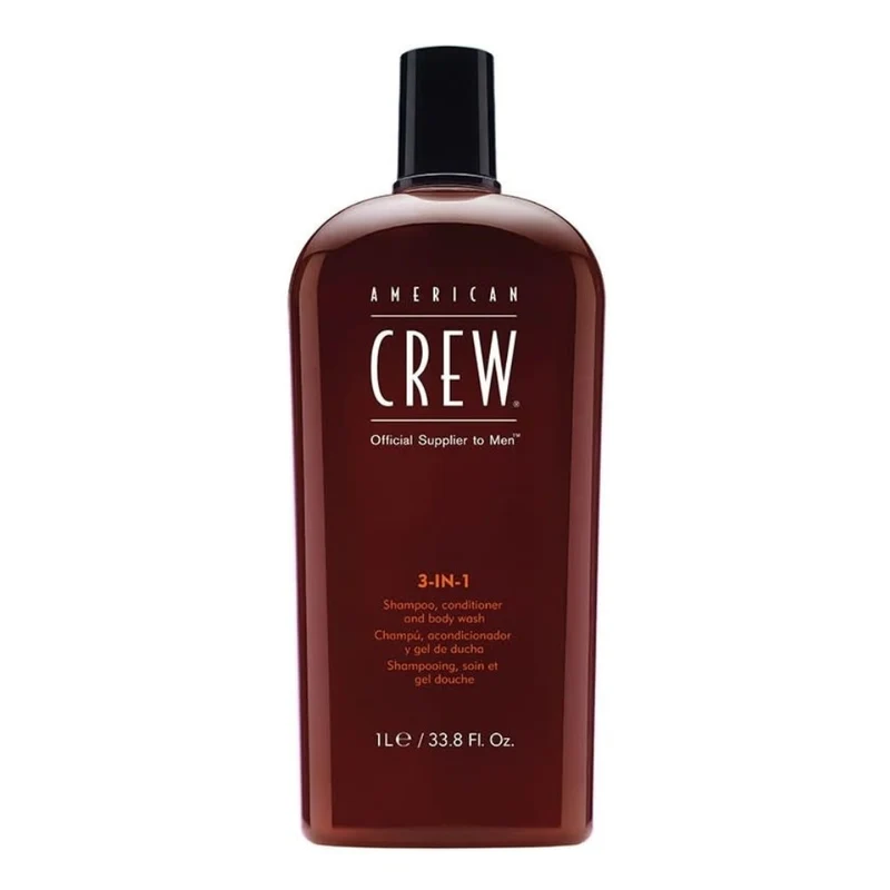 Shampoing, revitalisant et gel pour le corps 3 en 1