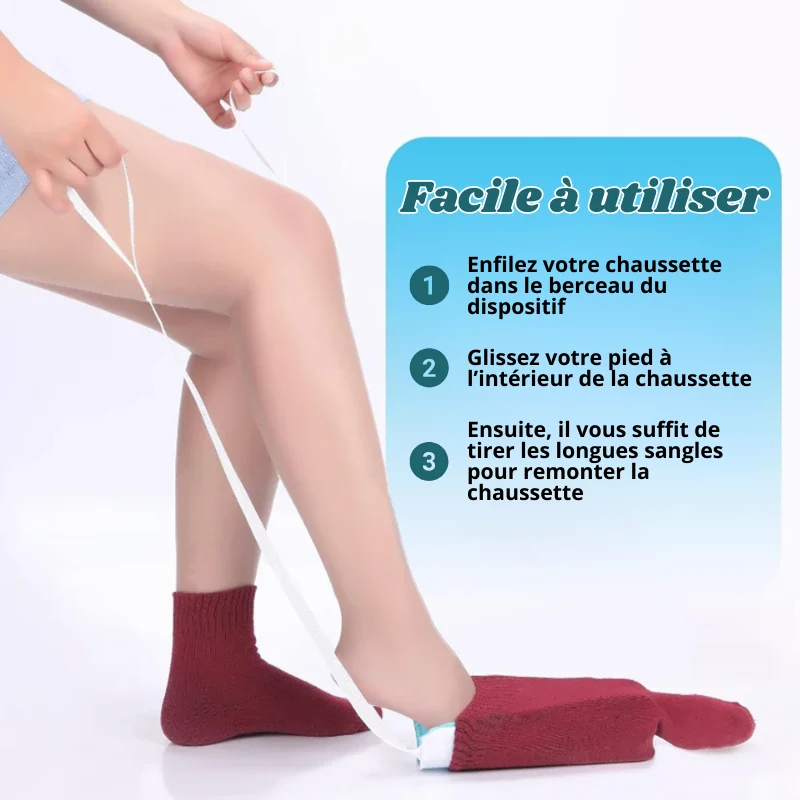 Dispositif d'Assistance Enfile-Chaussettes - Soyez Autonome