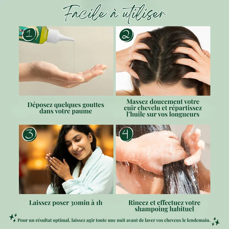 Huile Indienne de Pousse Cheveux