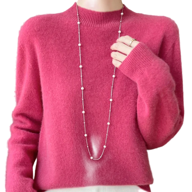 Pull à Col Cheminé 100% Laine Mérinos - 14 Couleurs