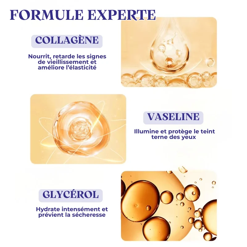 Crème pour les Yeux Anti-cernes au Collagène