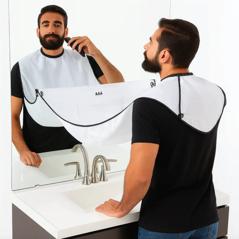 Tablier de Rasage pour Homme - Récolte les poils