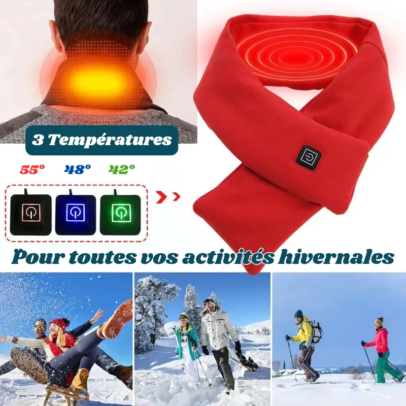 Écharpe Chauffante USB Cosy Warm - Mixte