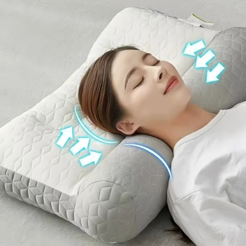 Oreiller Cervical Ergonomique - Soutien Nuque & Tête