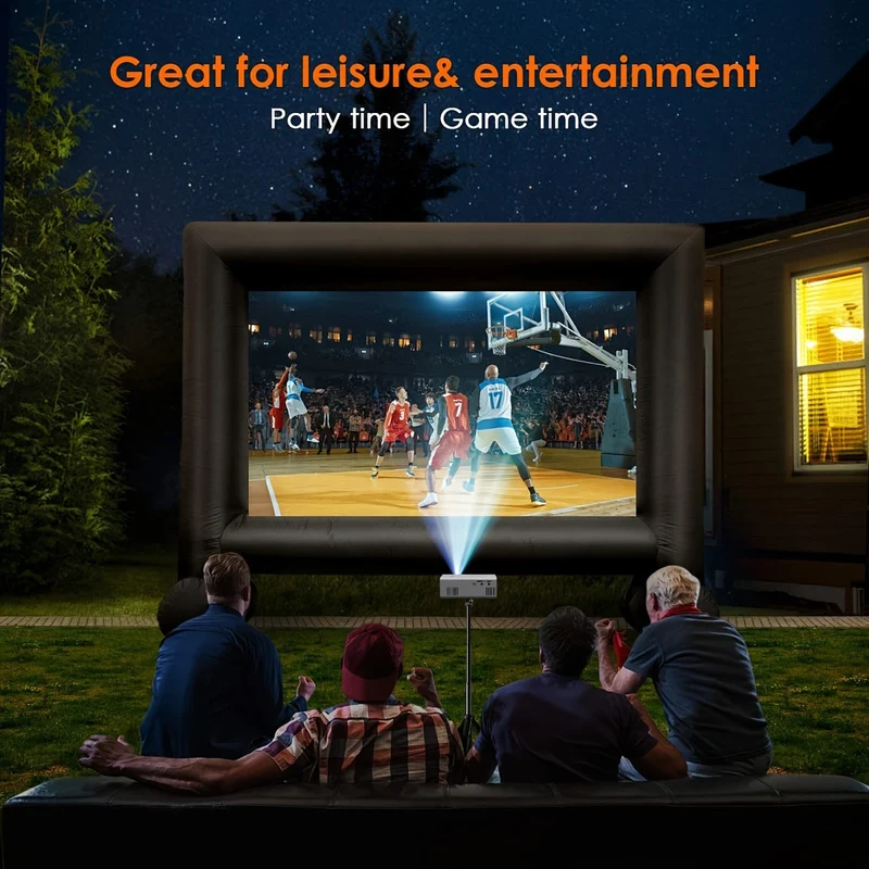 Mini Proiettore Ultra-Luminoso 3000 Lumen – Portatile, HDTV & USB, Ideale per Cinema a Casa & All'aperto!
