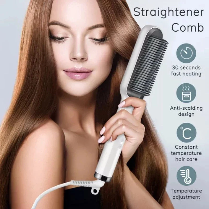 Spazzola Piastra per Capelli | Stila i tuoi capelli facilmente a casa
