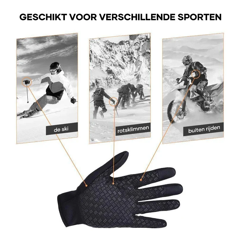 Guanti Termici | Guanti termici windproof adatti per touchscreen | 1+1 GRATIS