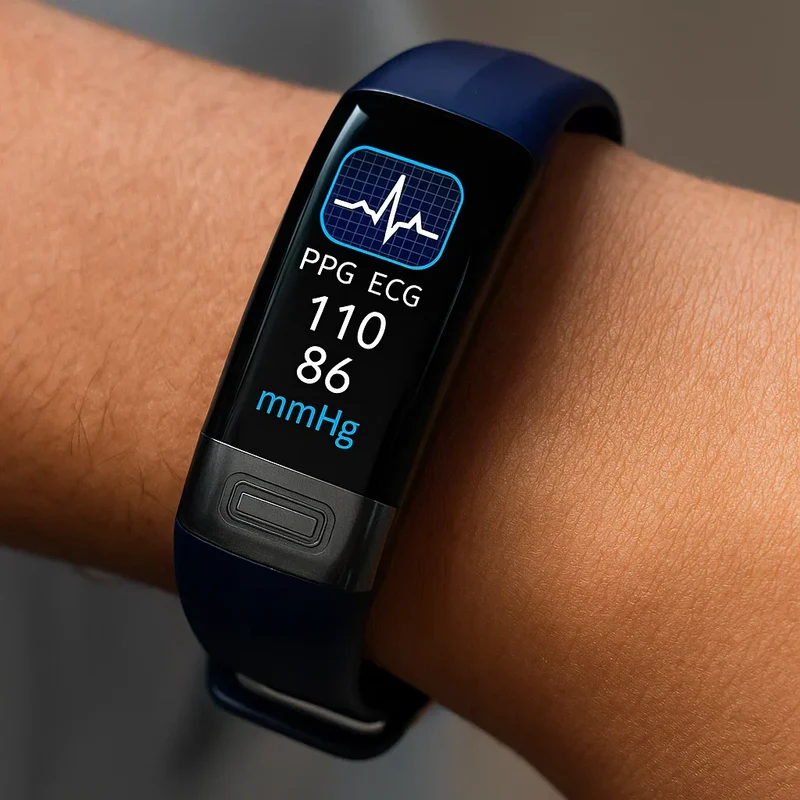 Orologio smartwatch Noviroa con monitoraggio EKG e della pressione sanguigna | Orologio per la salute connesso