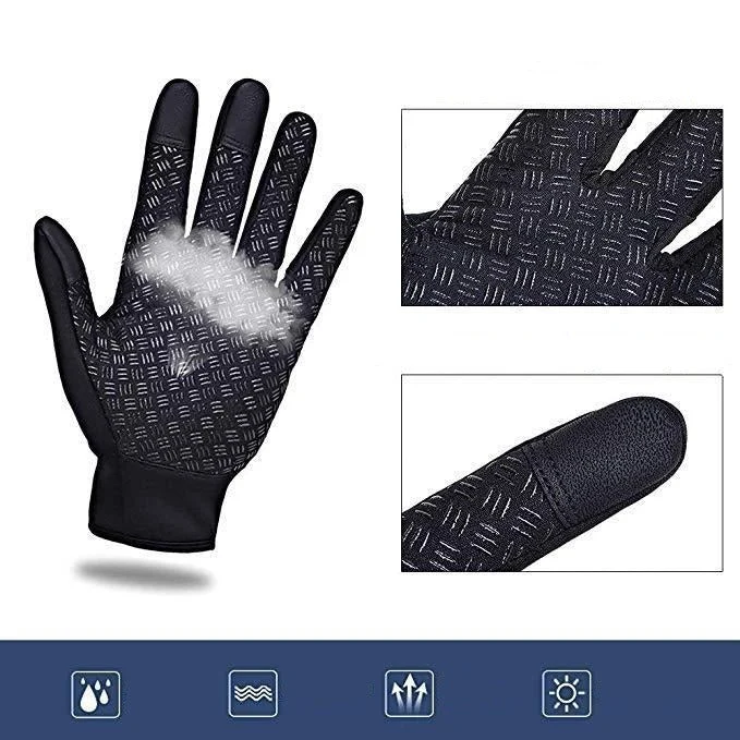 Guanti Invernali Riscaldati ThermoGuard | Guanti Termici Impermeabili e Resistenti al Vento con Touch