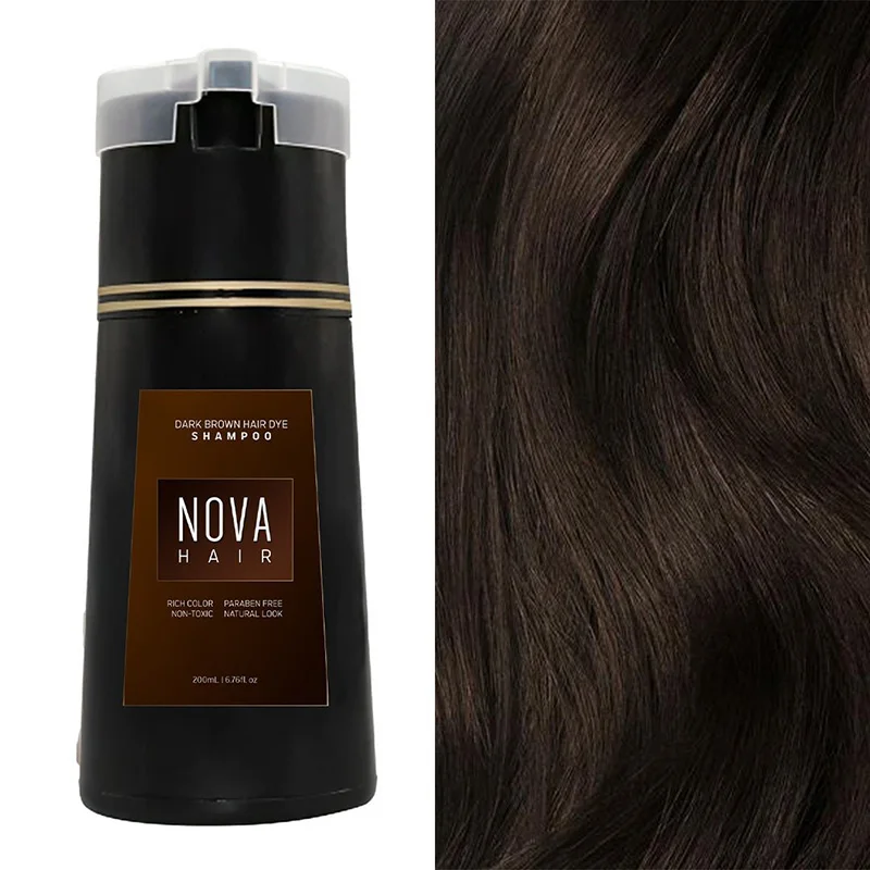 Shampoo colorante rapido per capelli | Risultati naturali in 10 minuti