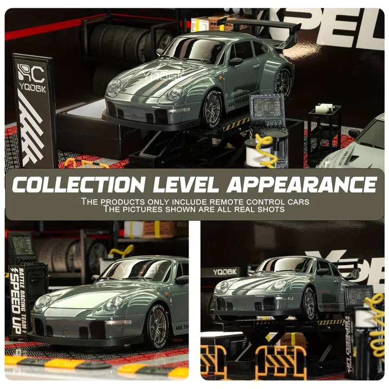 Ultimate 1:24 RC Driftcar con ruote LED – Giocattolo da corsa ricaricabile 4WD