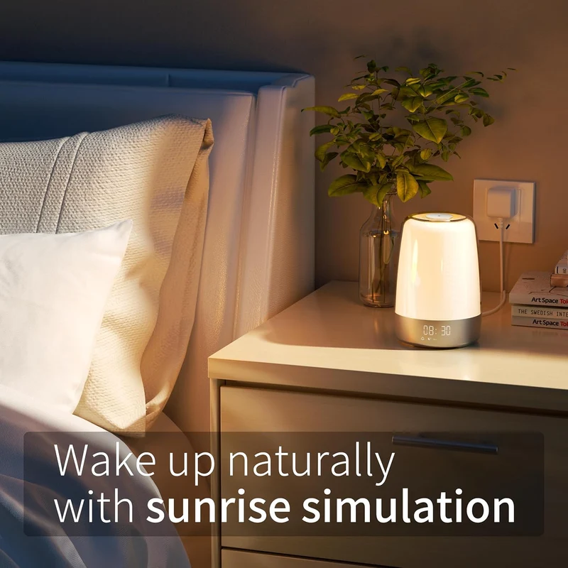 Aurora Wake-Up Light | Albeggio & Tramonto | Ricaricabile USB-C