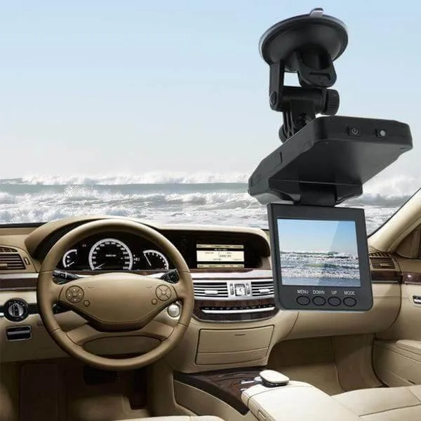 Dashcam rotante a angolo ampio