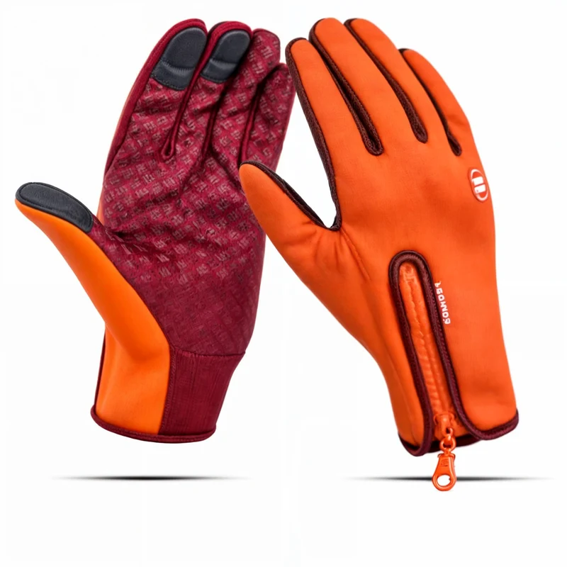 Guanti Termici Resistenti al Vento - Caldi e Compatibili con Gadget