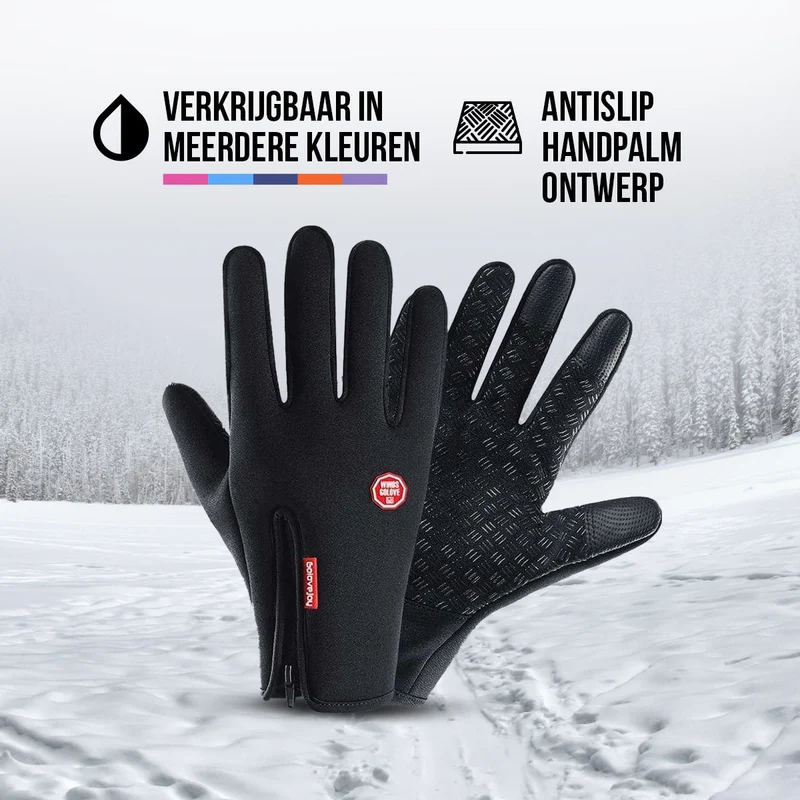 Guanti Termici Resistenti al Vento - Caldi e Compatibili con Gadget