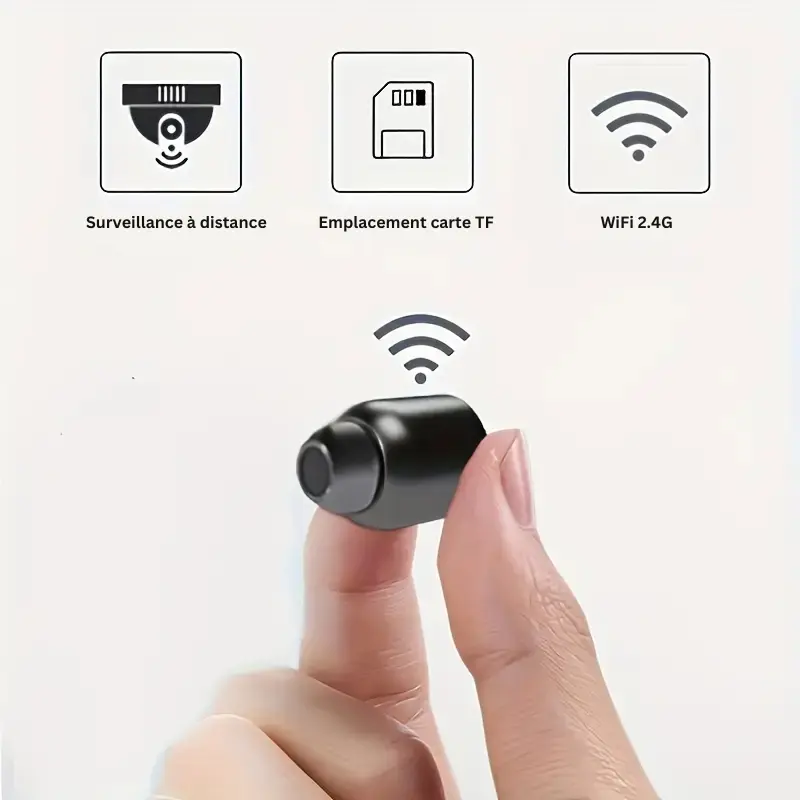 Mini Telecamera Spia Senza Fili - Sorveglianza HD Sicura