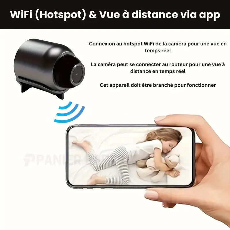 Mini Telecamera Spia Senza Fili - Sorveglianza HD Sicura
