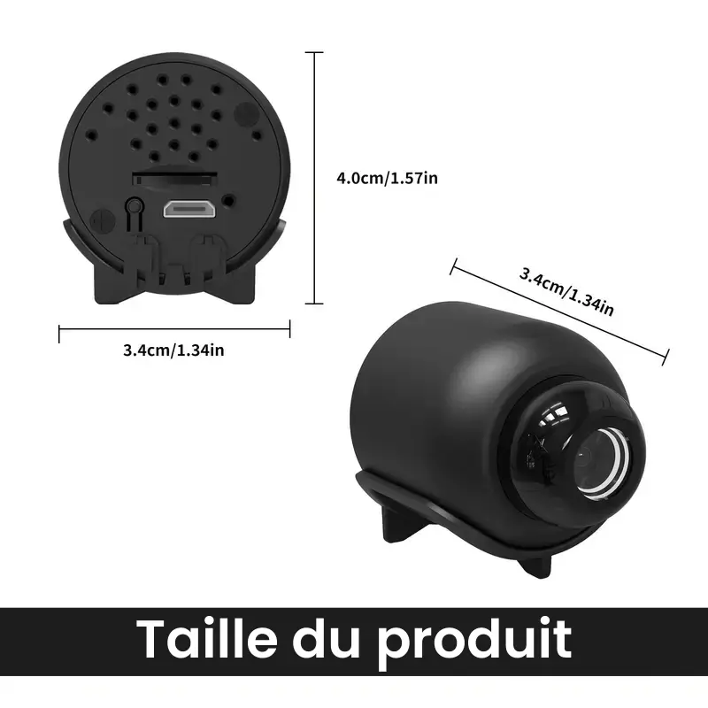 Mini Telecamera Spia Senza Fili - Sorveglianza HD Sicura