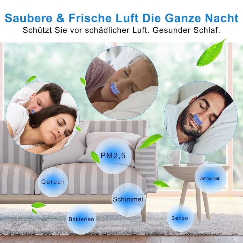 MICROBREATH – Dispositivo CPAP compatto contro il russamento e l'apnea notturna