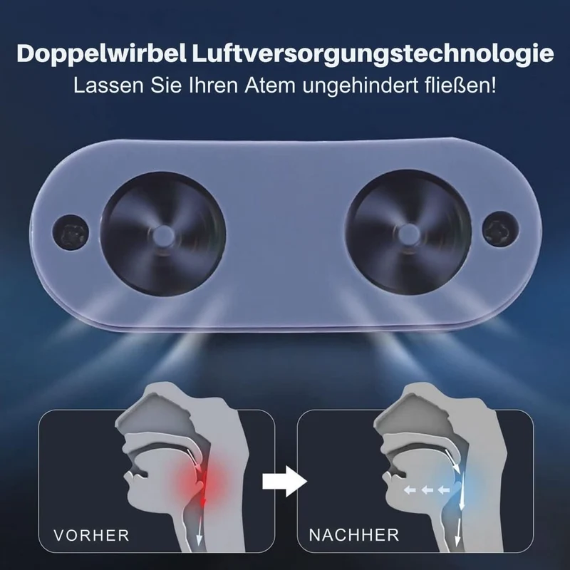 MICROBREATH – Dispositivo CPAP compatto contro il russamento e l'apnea notturna
