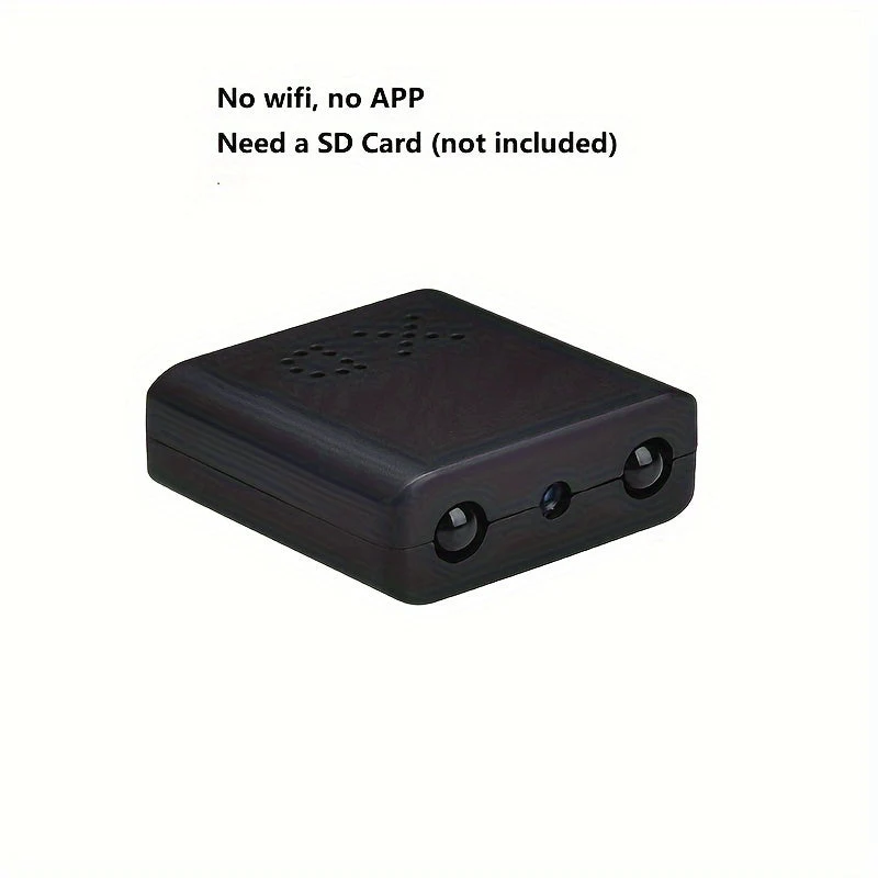 Mini Telecamera Ultra-Compatta - Full HD | Visione Notturna & Rilevamento di Movimento