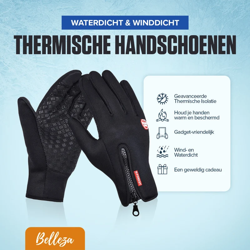 Guanti Termici Antivento - Caldi e Compatibili con Gadget