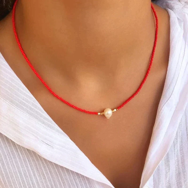 Pocket Pearl - Collana con perle naturali