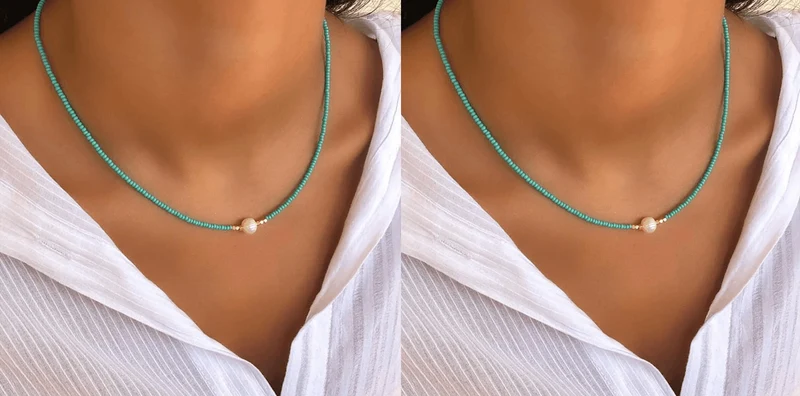 Pocket Pearl - Collana con perle naturali