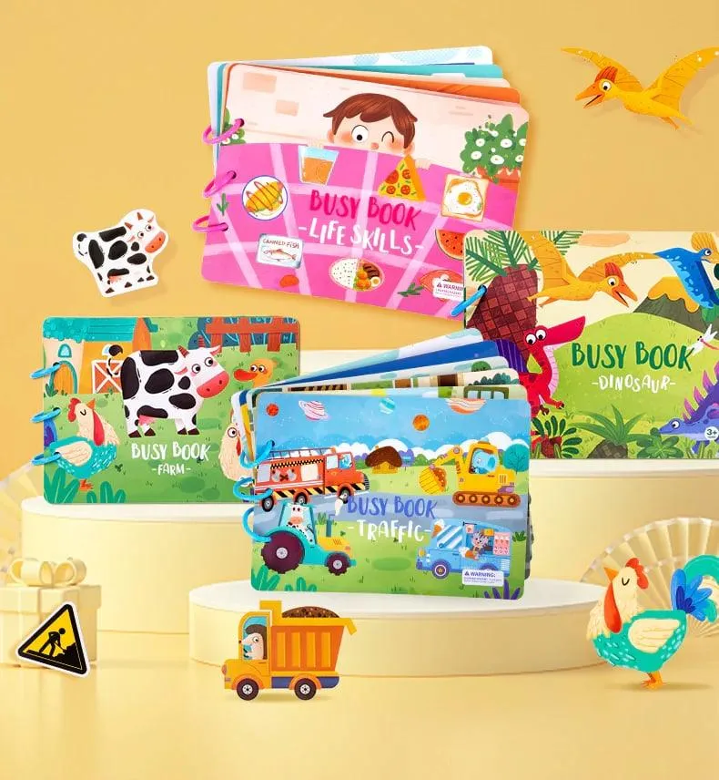 BusyBook - Libro sensoriale per bambini