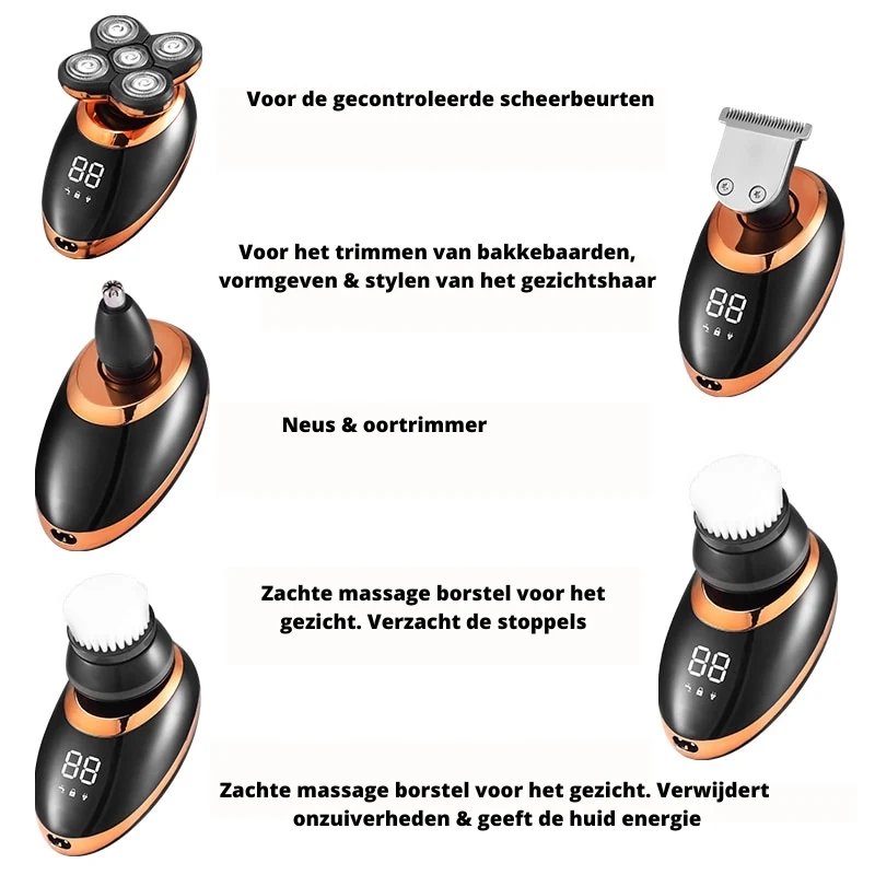 Pro Shaver | Un rifinitore impermeabile, wireless e potente per uomini