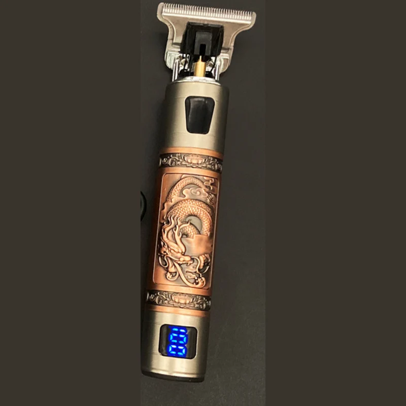 Lunero Skull Vintage Trimmer | La tendenza di De Barber di quest'anno! - Ricaricabile incl. Accessori