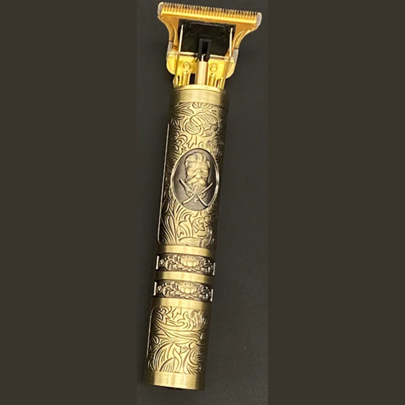 Lunero Skull Vintage Trimmer | La tendenza di De Barber di quest'anno! - Ricaricabile incl. Accessori