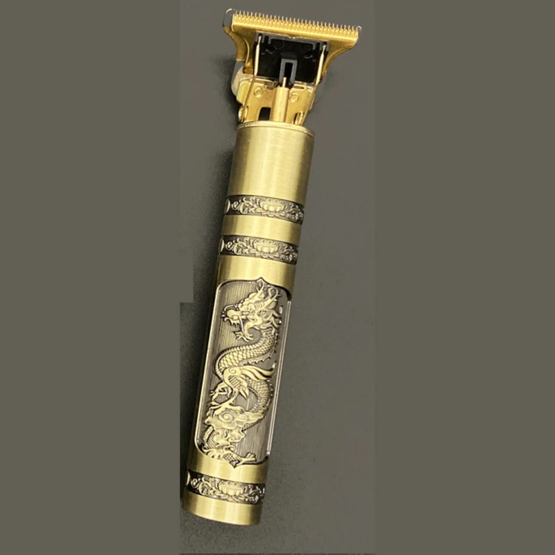 Lunero Skull Vintage Trimmer | La tendenza di De Barber di quest'anno! - Ricaricabile incl. Accessori