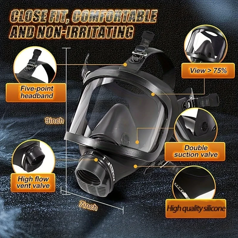 Maschera Facciale Tattica - Filtro da 40mm