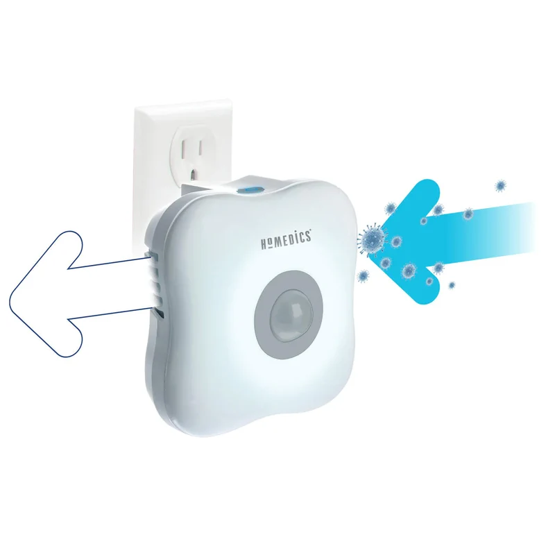 HOMEDICS - Paquet de 2 Désinfecteurs d'Air Personnels TotalClean