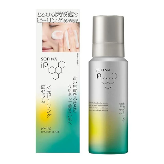 SOFINA iP Watery Peeling Foam Serum for Radiant Skin