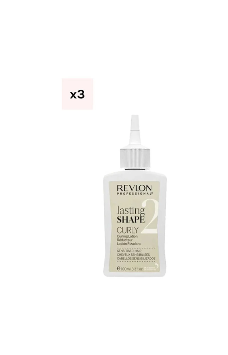 Trio de lotions définition des boucles - Lasting Shape - Cheveux bouclés - 3 x 100 ml