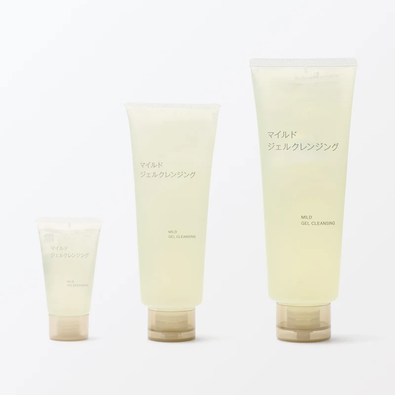 Muji Mild Gel Cleansing Large 220G Gentle Face Cleanser