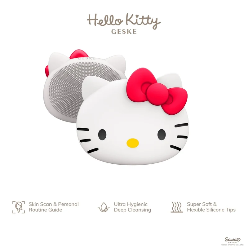 Hello Kitty 3 in 1 Facial Cleansing Brush by GESKE