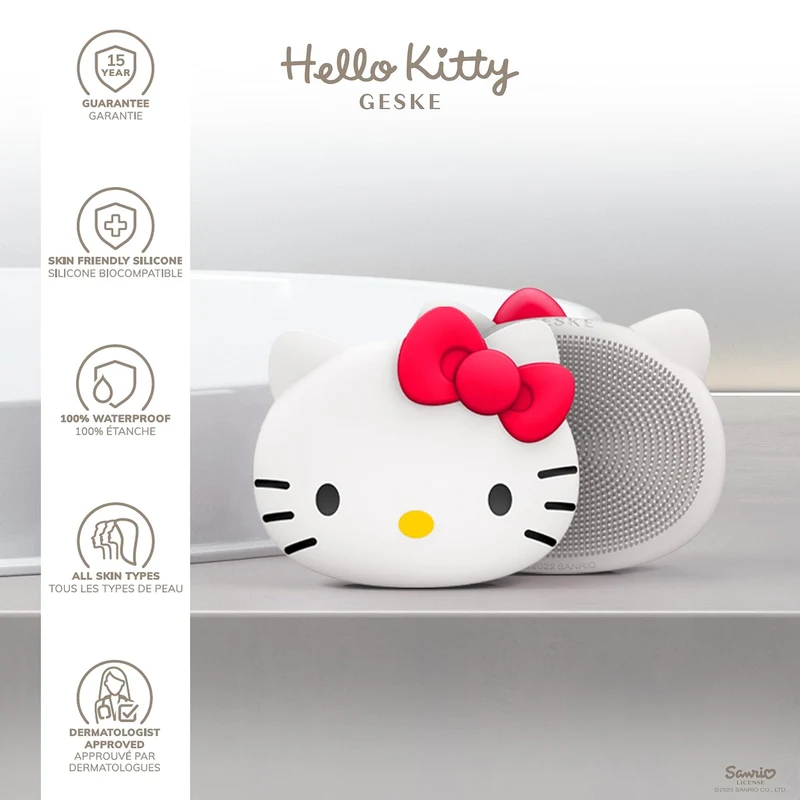 Hello Kitty 3 in 1 Facial Cleansing Brush by GESKE
