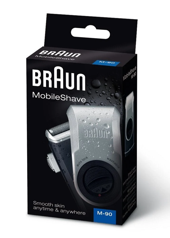 Braun Men's Shaver Mobile Shave portable M-90
