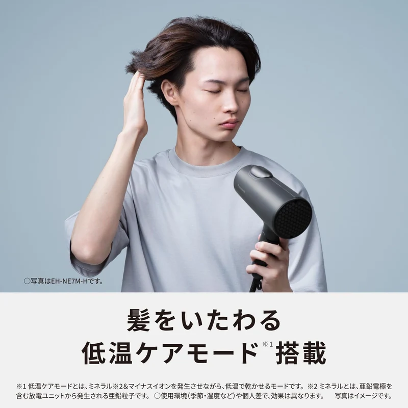 Panasonic Ionity Hair Dryer with Mineral Ion Technology High Power Fast Drying EH-NE7M AC100V