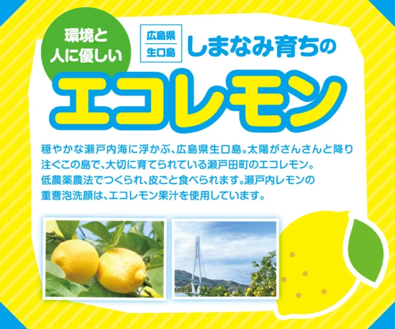 Keana Nadeshiko Setouchi Lemon baking soda foam face wash foam 100g
