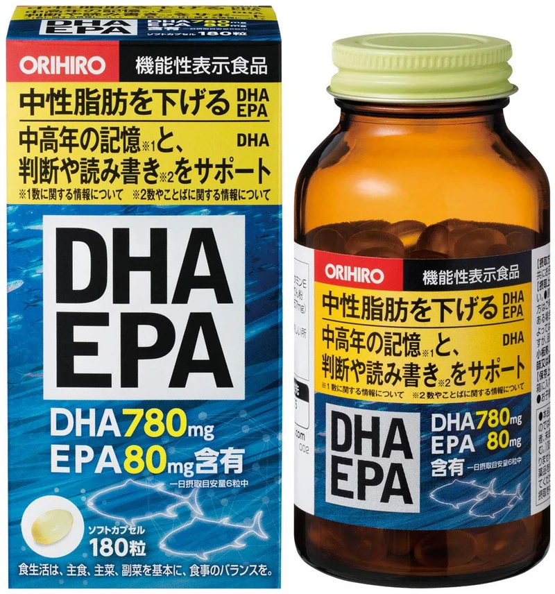 ORIHIRO DHA/EPA 180 capsules