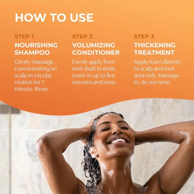 Trio de départ volumisant "BosRevive Volumizing Kit" shampoing, revitalisant et traitement - Pour cheveux visiblement clairsemés et colorés (2x150ml/5.1oz, 100ml/3.4oz)