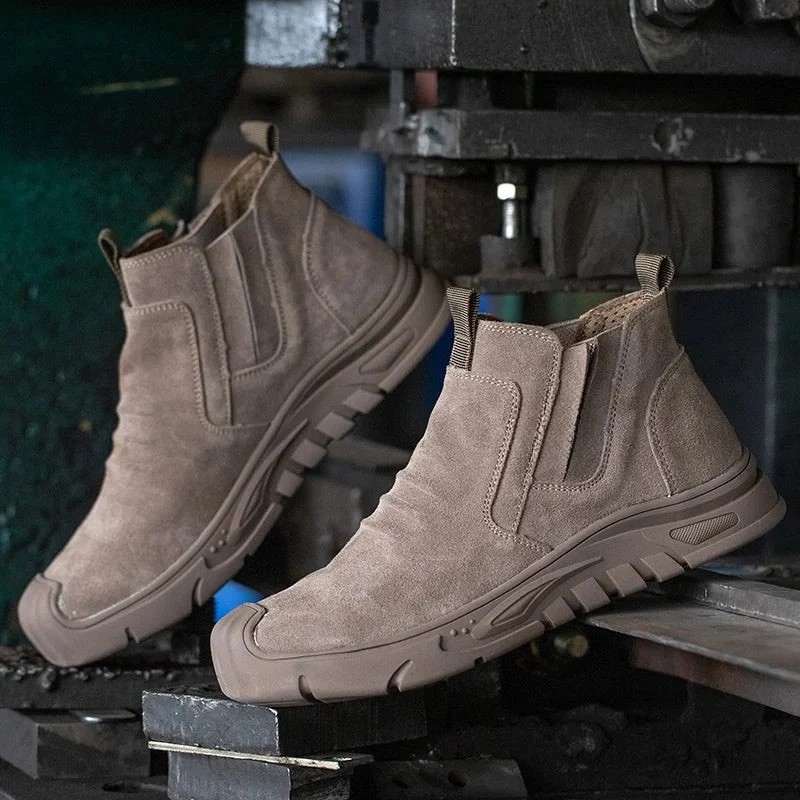 Chaussures montantes bout rond semelle antidérapante
